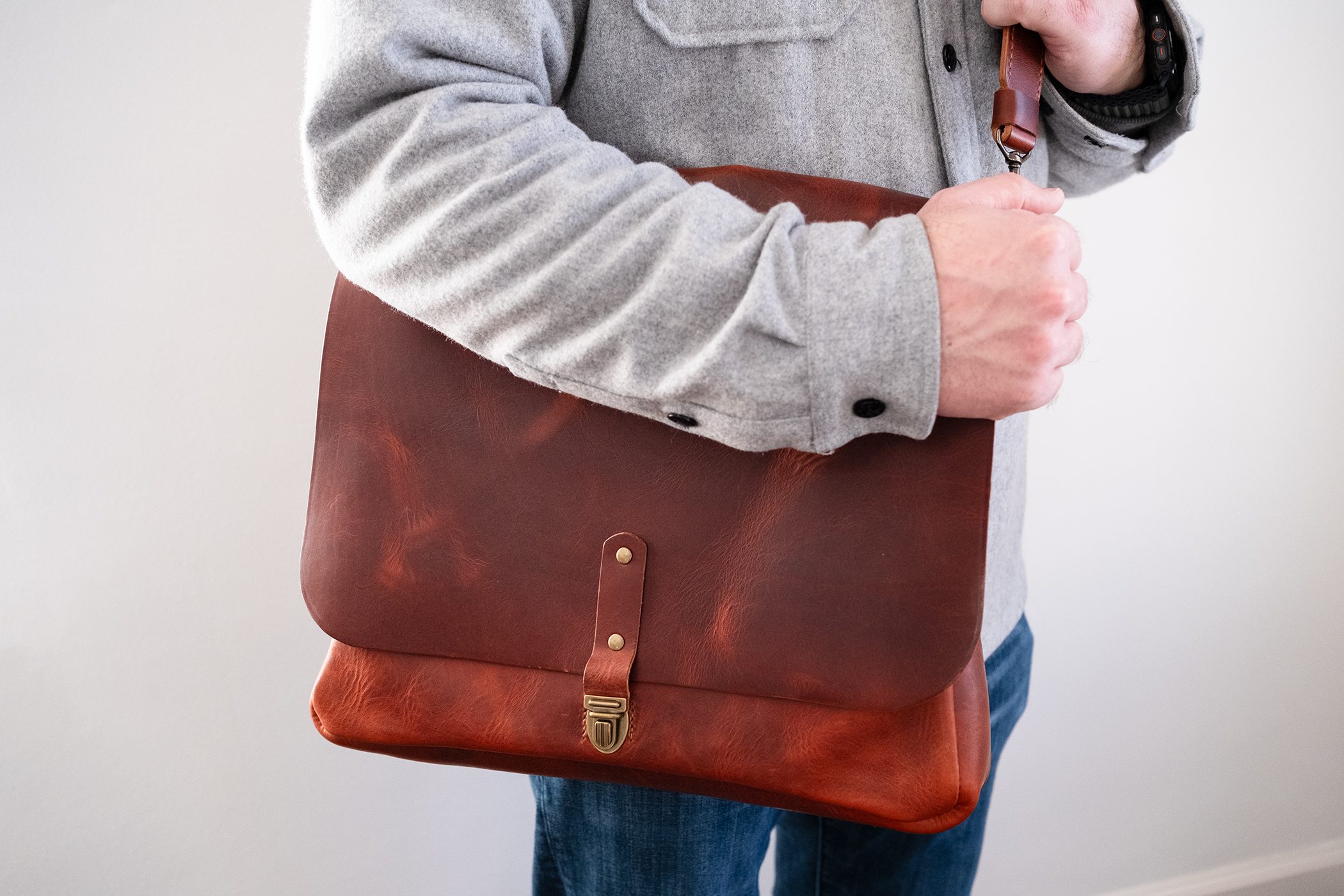 Leather Computer Bag
