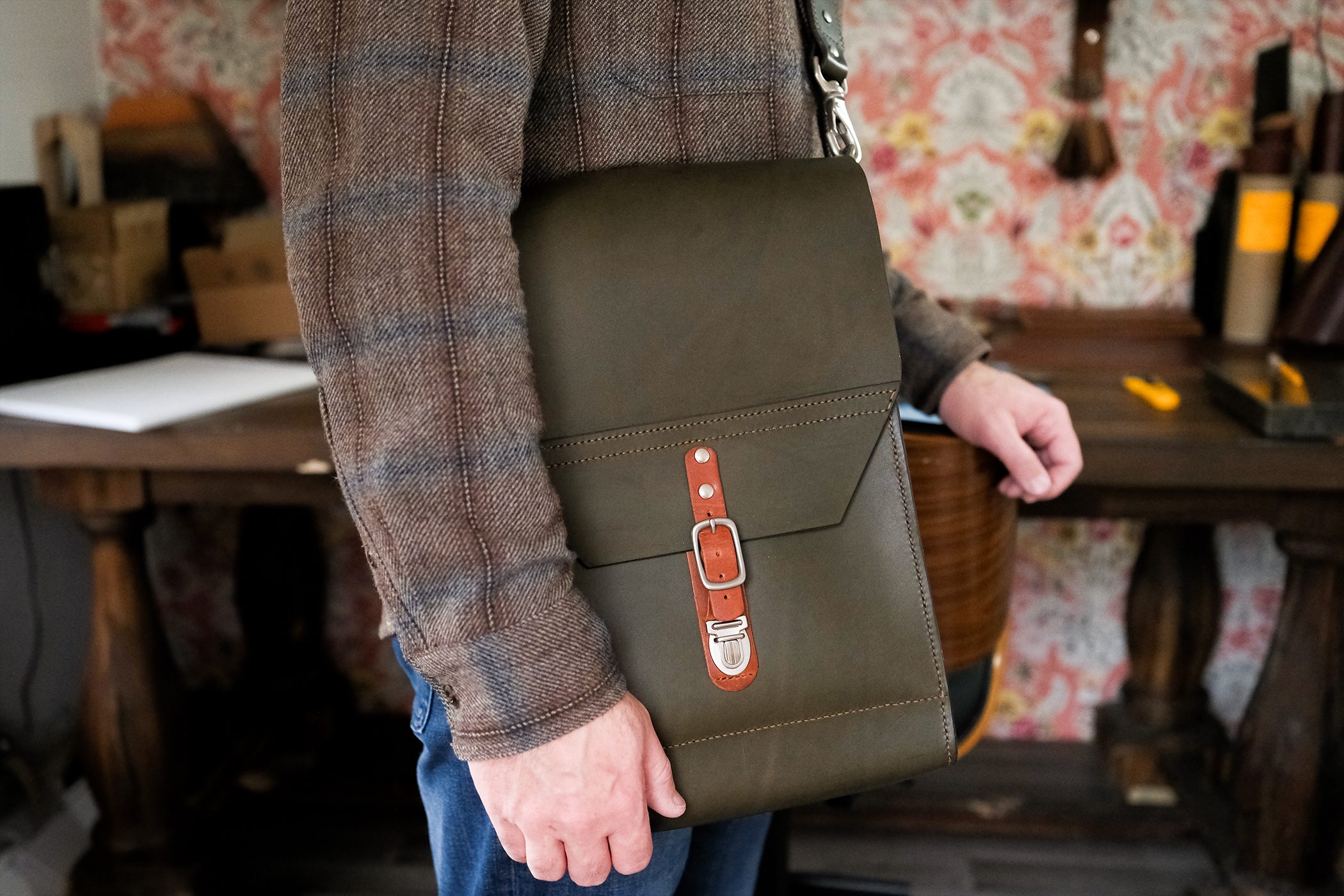 Tablet Leather Bag
